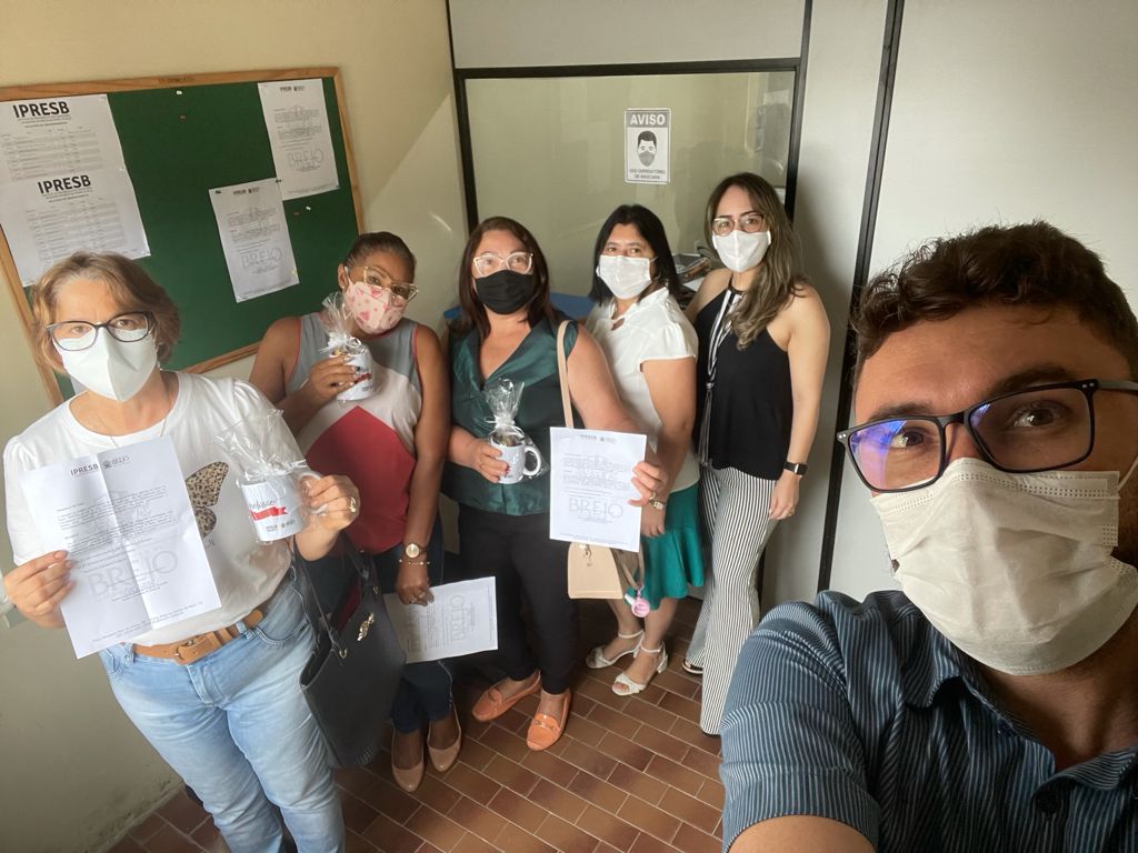 IPRESB recebe em sua Sede profissionais da Educação e Saúde