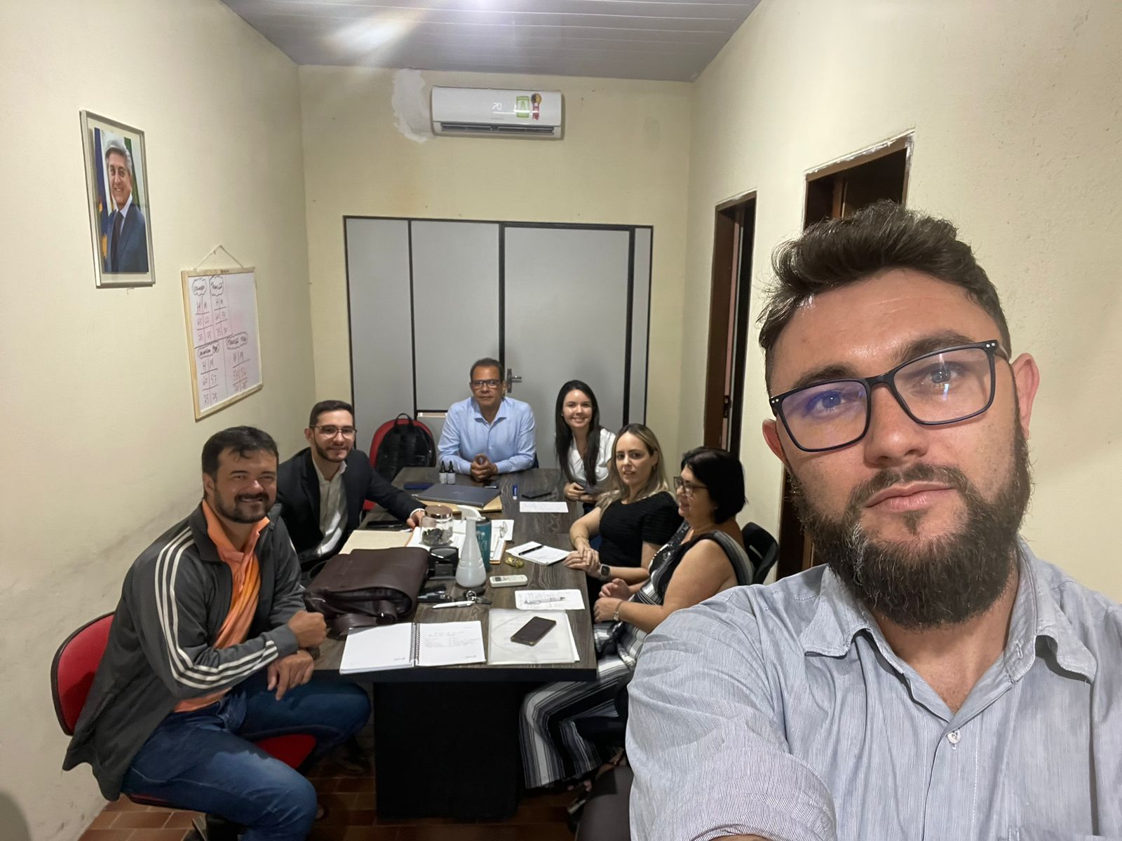 Reunião entre a Assessoria Jurídica e a Diretoria do IPRESB