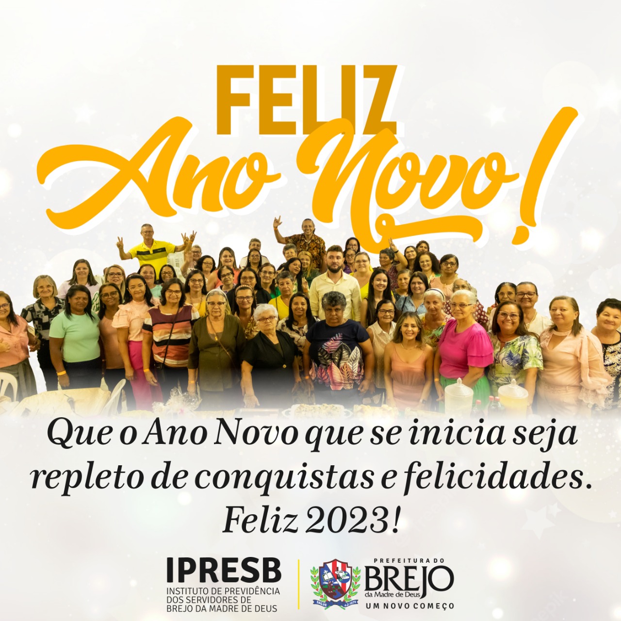 Feliz Ano Novo para todos os segurados do IPRESB!