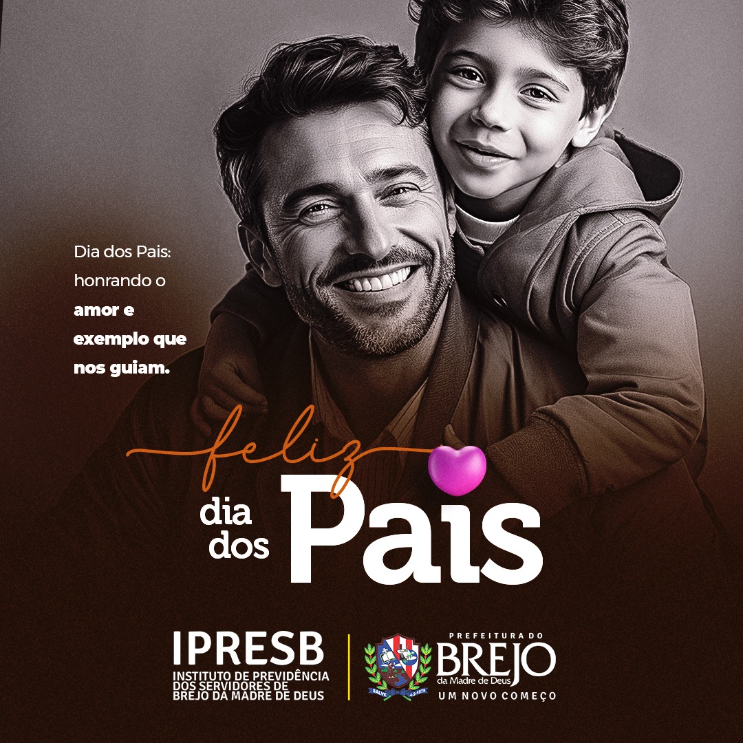 Feliz dia dos pais!