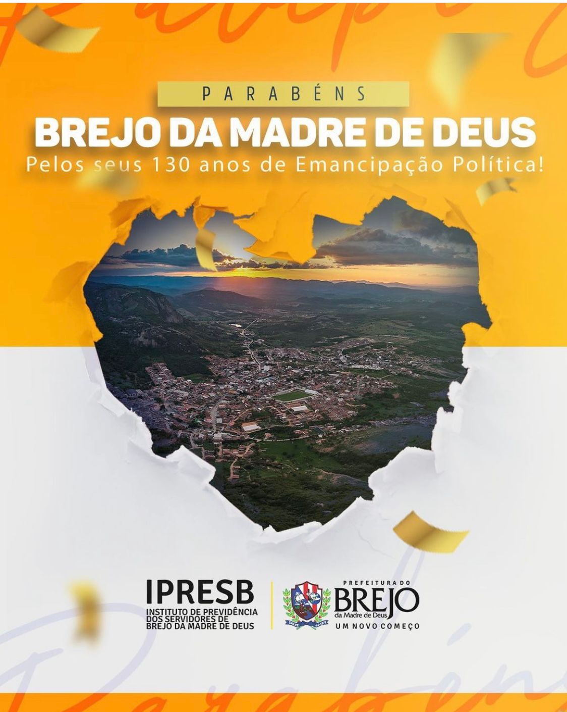 Parabéns Brejo da Madre de Deus!
