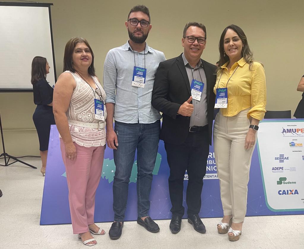 A Diretoria do IPRESB participou do 6º Congresso Pernambucano de Municípios realizado pela AMUPE.