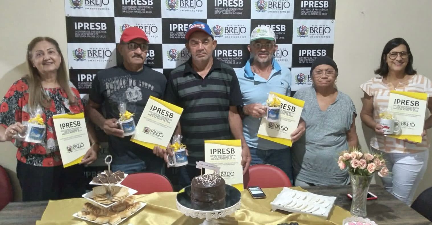 A Diretoria do IPRESB recepcionou os novos aposentados na manhã do ultimo dia 19/10, na sede do Instituto.